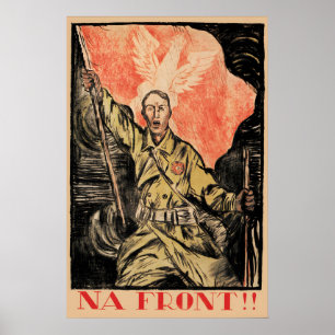 Polen Propaganda Polnisch-Sowjetischer Krieg 1920e Poster