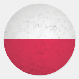 Polen Runder Aufkleber