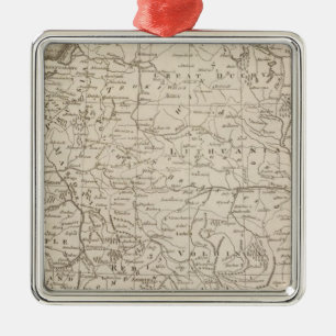 Polen, Shewing die Ansprüche von Russland Silbernes Ornament