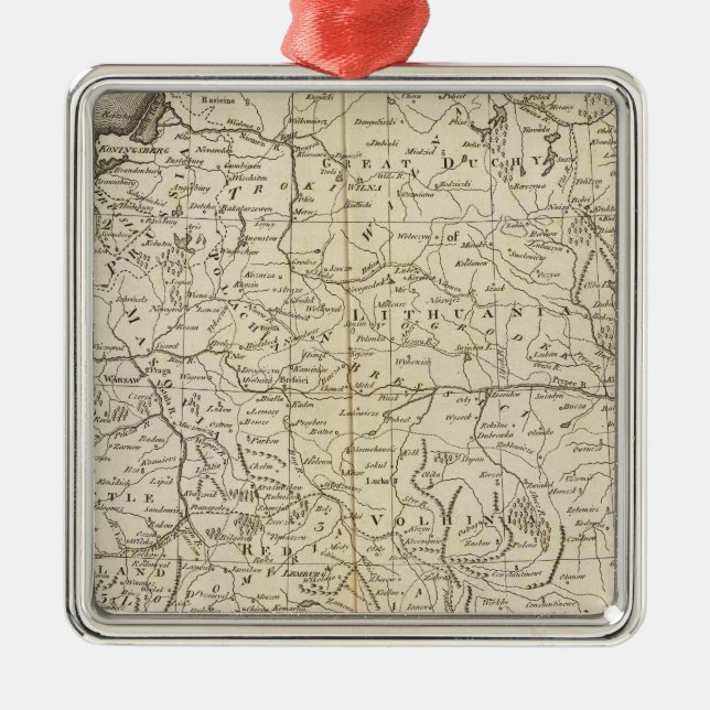 Polen Silbernes Ornament (Vorne)