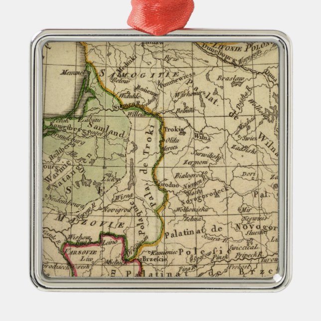 Polen Silbernes Ornament (Vorne)