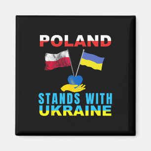 Polen steht mit der Ukraine Polnisch Ukraine  Magnet