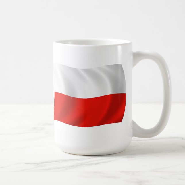 Polen Tasse der Flagge (Rechts)