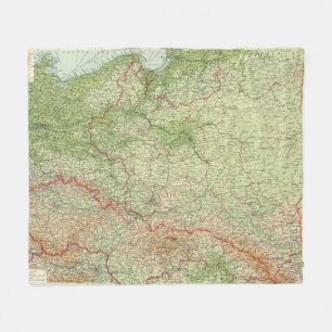 Polen u. die Tschechoslowakei Fleecedecke