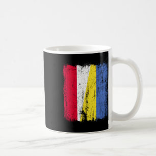 Polen Ukraine Halbflagge Polnisch Ukrainisches Erb Kaffeetasse