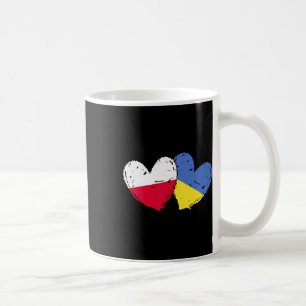 Polen Ukraine Herz Flaggen Polnisch Ukrainische Do Kaffeetasse