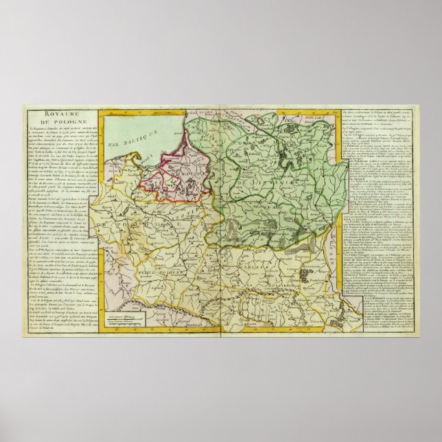 Polen und Litauen Poster (Vorne)