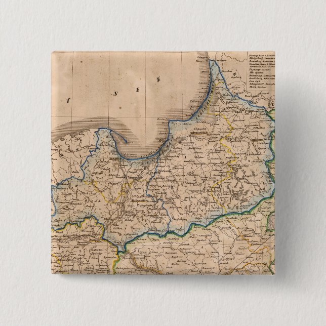 Polen und Russland Button (Vorderseite)