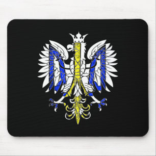 Polen und Ukraine Polnisch Ukrainisches Erbe Adler Mousepad