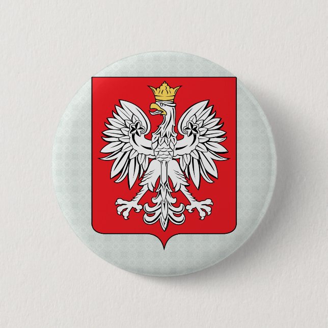 Polen-Wappen Detail Button (Vorderseite)