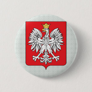 Polen-Wappen Detail Button