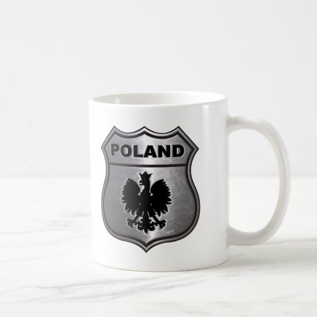 Polen-Wappen Kaffeetasse (Rechts)