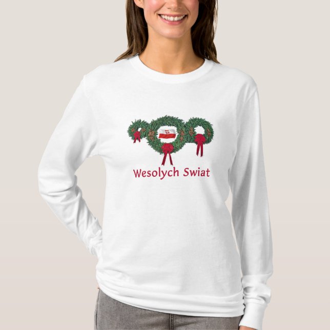 Polen-Weihnachten 2 T-Shirt (Vorderseite)