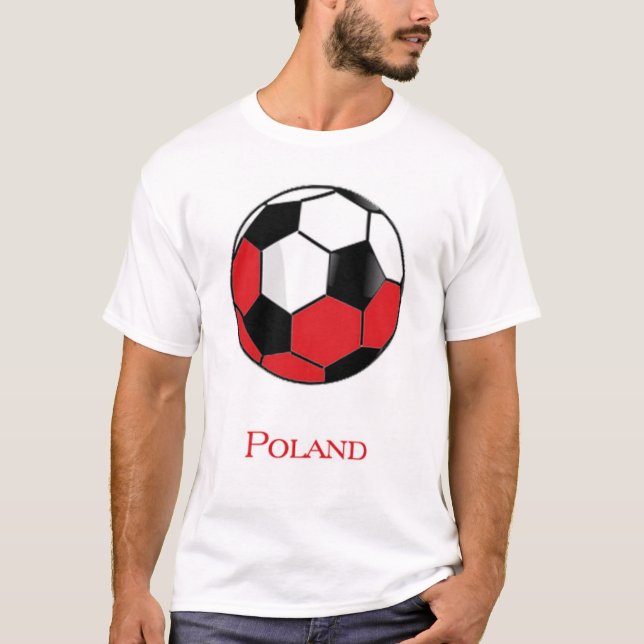 Polen-Weltmeisterschaft-Fußball-T - Shirt (Vorderseite)