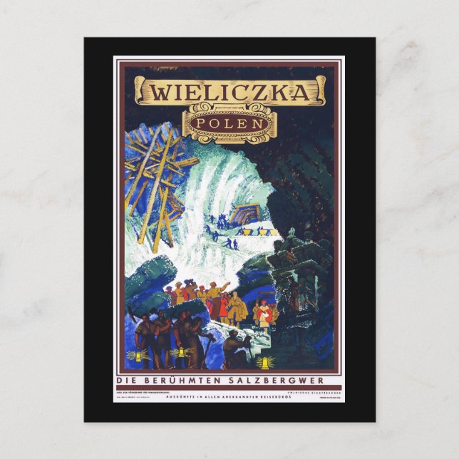 Polen Wieliczka Postkarte (Vorderseite)
