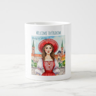 Polen, Willkommen in Krakau, schöne Altstadt Jumbo-Tasse