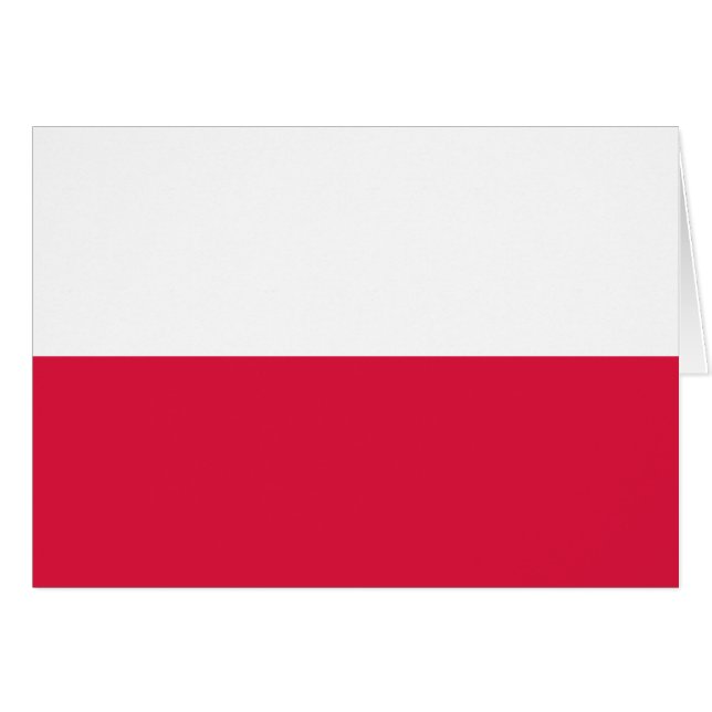 Polenflagge (Vorderseite (Horizontal))