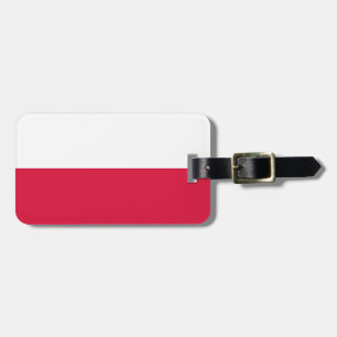 Polenflagge Gepäckanhänger