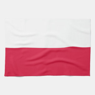 Polenflagge Geschirrtuch