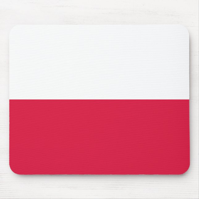 Polenflagge Mousepad (Vorne)
