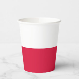 Polenflagge Pappbecher