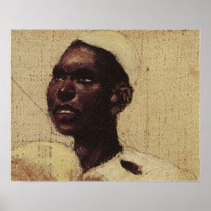 Polenov - der Leiter des nubischen Mannes Poster