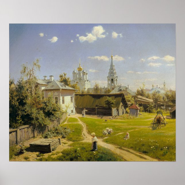 Polenov - Moskauer Hof Poster (Vorne)