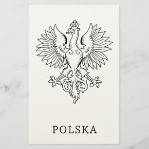 Polens Weißer Adler Zeitgenössisches Staatssymbol  Briefpapier