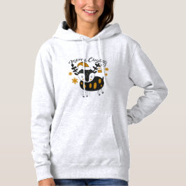 Polera Navideña - Reno estampado. Hoodie