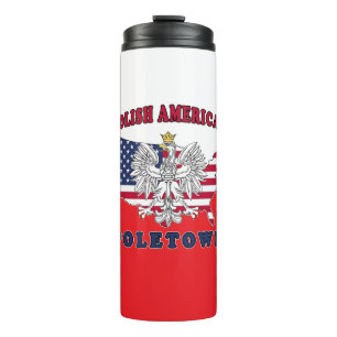 Poletown Michigan Polish Thermosbecher