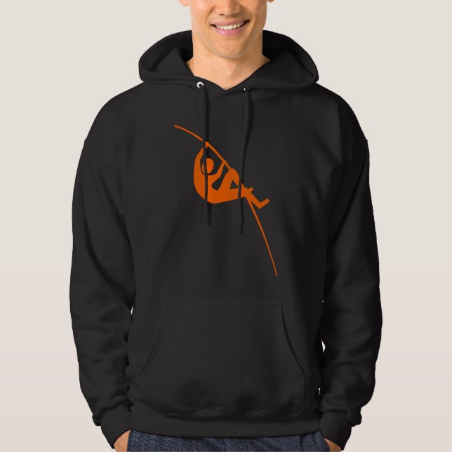 PoleVaulting - Orange Hoodie (Vorderseite)