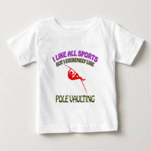 Polevaultingentwürfe Baby T-shirt