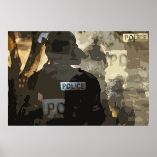 Police Art Poster (Vorne)