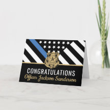 Police Blue Line Flag Herzlichen Glückwunsch Ruhes