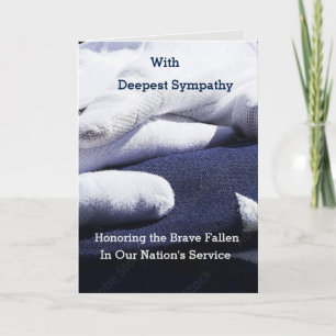 Police - Carte de sympathie militaire