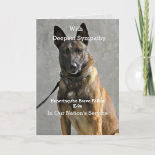 Police - Carte militaire K9 Sympathie