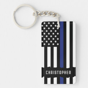 Police de la ligne bleue mince