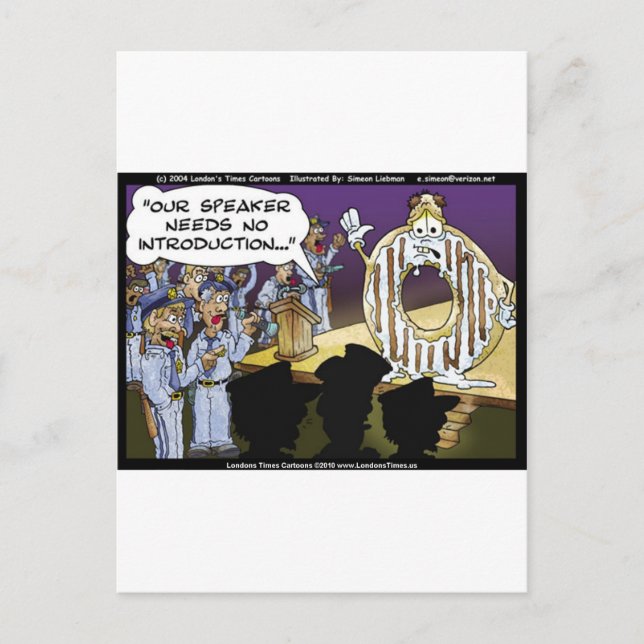 Police & Donuts Drôle Cartes Tee - shirts Mugs & C (Devant)