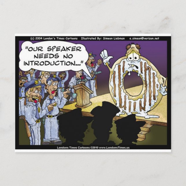 Police & Donuts Drôle Cartes Tee - shirts Mugs & C (Devant)