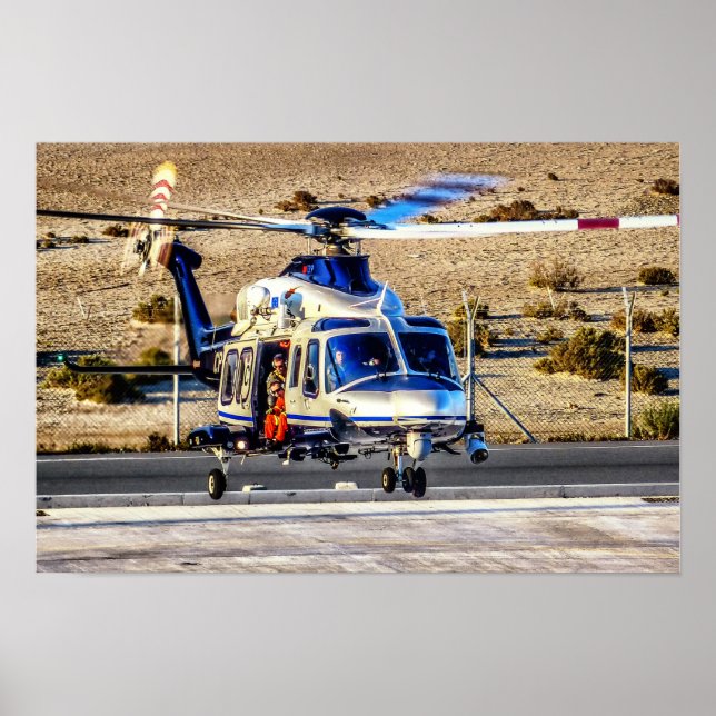 Police Helicopter Poster (Vorne)