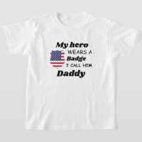 Police Kids Shirt, Mein Held trägt ein Abzeichen,