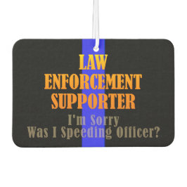 Police LEO Support Thin Blue Line Autolufterfrischer