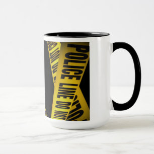 POLICE LINE zerteilt „C NOT CROSS Tasse