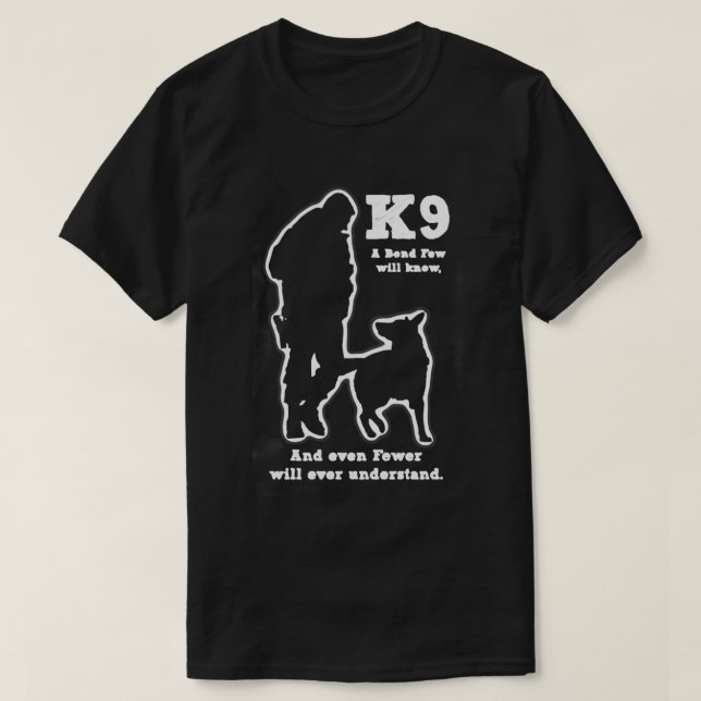 Police Military Dog K9 T-Shirt (Design vorne)