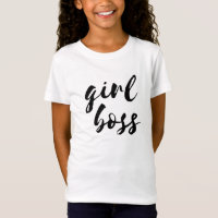 Police noire des T-shirts des enfants de la patron