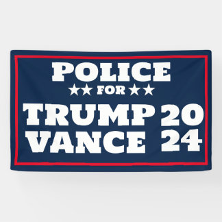 Police pour la bannière Trump Vance 2024