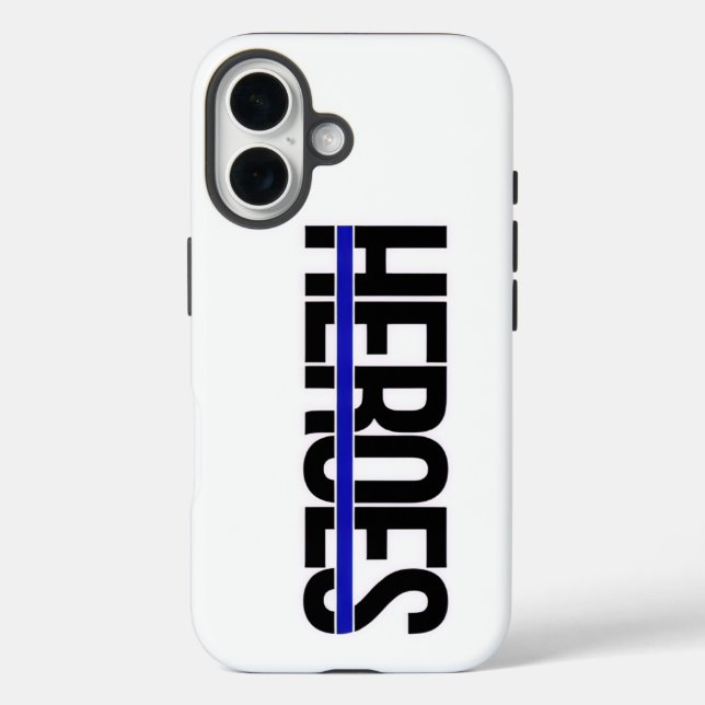 police support phone case (Rückseite)