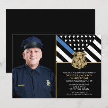 Police Thin Blue Line Flag Foto Rentirement