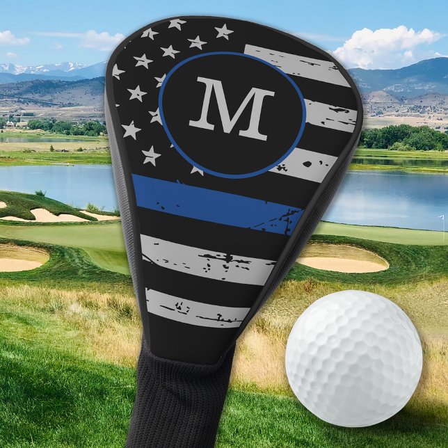 Police Thin Blue Line Golf Headcover (Von Creator hochgeladen)