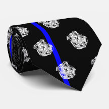 Police Thin Blue Line Officer Abzeichen Muster Sch